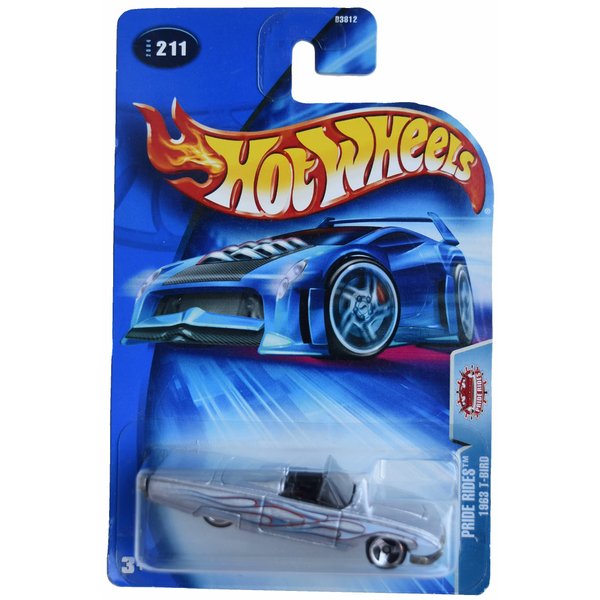 Hot Wheels 1963 Thunerbird, Pride Rides #211 [Silver]