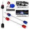 hopsupRC Upgrades Part for 1/10 E-Revo/E-Maxx/T-Maxx/Revo,45# Steel Drive Shaft CVD Front Rear Axles & Aluminum 17mm Wheel Nut & Wheel Hex Hops Up,Navy Blue