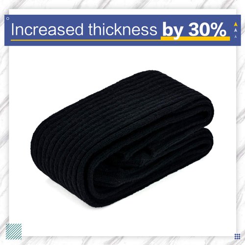 Kayhoma Extra Soft Over the Knee High Leg Warmer, Artificial Wool Thigh High Leg Warmers