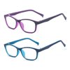 ALWAYSUV 2 Pack Boys Girls Blue Light Blocking Computer Glasses Square Eyeglasses Frame Anti Blue Ray Computer Game Glasses
