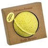 Fabulous Frannie Lemon Bergamot Natural, Handmade Bath Bomb Set, Rich in Essential Oil, Mineral Salt, Coconut Oil, Witch Hazel, Fizzies to Moisturize Skin 2.5oz (Pack of 1)