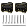 OGRC Brass Axle Differential Cover Front Rear Diff Cover Case for Traxxas TRX4M 1/18 RC Crawler Upgrade - 17.4g/2pcs