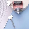 3Pcs Metal Manual Toothpaste Squeezer,Stainless Steel Dispenser Tube Squeezer,Hand Cream Tube Key Roller Set, Daily Living Tube Squeezing Aids, Metal Tube Squeezer Rolling Key for Bathroom Cosmetic