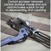 OST Carbon Scraping Tool | Cleaning Supplies | Carbon Cleaning Tool | Scraper Tool | Accessories | Maintenance | Multi-Scraper | Carbon Scraper | Carbon Cleaner | Carbon Removal Tool