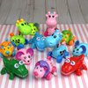 GIFTEXPRESS 12 Pieces 3” - 4” Assorted Zoo Animal Wind Up Toys for Kids Party Favors - Perfect Playing Size for age 3 – 10