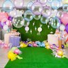 130 Pcs Transparent Balloons Clear Blue Purple Balloons Under The Sea Party Decorations Clear Bubble Mermaid Party Decoration Balloon for Birthday Party Wedding Supplies (10 Inch, 5 Inch)