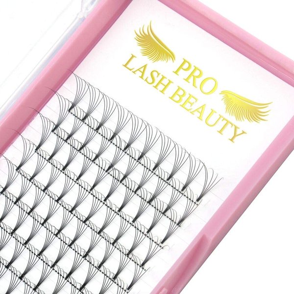 Premade Fans Eyelash Extensions Short Stem Premade Volume Eyelash Extensions 5D-D-0.07-18 Volume Lash Extensions Pre made Lash Fans C D Curl .07 .10(5D-D-0.07,18mm)
