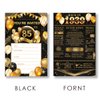 EUDOSI 85th Birthday Party Invitations - Back in 1939 Invites Black and Gold 85 Year Old Birthday Invitations Set for Bday Anniversary (20 Invitations and Envelopes)