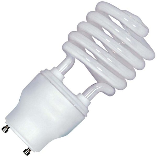 Satco - 26 Watt; Spiral Compact Fluorescent; 3500K; 82 CRI; Gu24 Base; 120 Volts