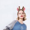 Halloween Giraffe Headband Bow Tie Tail Deer Antlers Ears Hair Hoops Bowtie Animal Fawn Horns Headpiece Hairband Hair Bands Women Christmas Holiday Festival Cosplay Dress Up Birthday Party Accessories