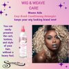 Swing It Weave Aide Easy Brush Conditioning Detangler 8oz Reduces Shedding, Tangles, and Frizz | Softens and Shines Wigs & Hair Extensions"
