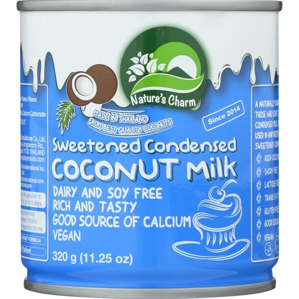 Nature's Charm Sweetned Condensed Coconut Milk, 11.25 Oz. (Pack of 2)