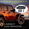 6PCS Sun Visor Repair Kit for Jeep Wrangler JK JKU 2007-2017, Rubber Black Repair Tube for Jeep Wrangler Visors, Driver & Passenger Side Sunvisor
