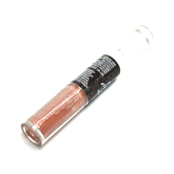 L.A. Colors 1 Locking'Lip Color Lipgloss [ CLG366 Strut ] 2 Step Clear Lip Gloss Paint + Free Zipper Bag