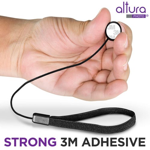 Altura Photo 5 Pcs Lens Cap Keeper, Camera Lens Cap Leash for DSRL & Mirrorless Lenses - Lens Cap Tether/Lens Holder for Canon, Nikon, Sony, Sigma, Tamron & Others Camera Lens Accessories