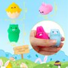 30pcs Easter Eggs Prefilled with Mochi Squishy Toy,Easter Eggs Colorful Plastic Easter Eggs Squeeze Toys for Easter Basket Stuffers, Easter Party Favor, Easter Eggs Hunt, Classroom Prize Supplies