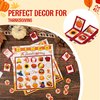 JOYIN 28 Players Thanksgiving Bingo Cards (5x5) for Kids Family Activities, Party Card Games, School Classroom Games, Turkey Party Favors Supplies