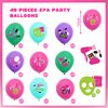 45PCS Spa Balloons Spa Party Decorations Makeup Birthday Party Decorations Cosmetics Themed Spa Party Supplies for Girls Spa Day Bride Shower