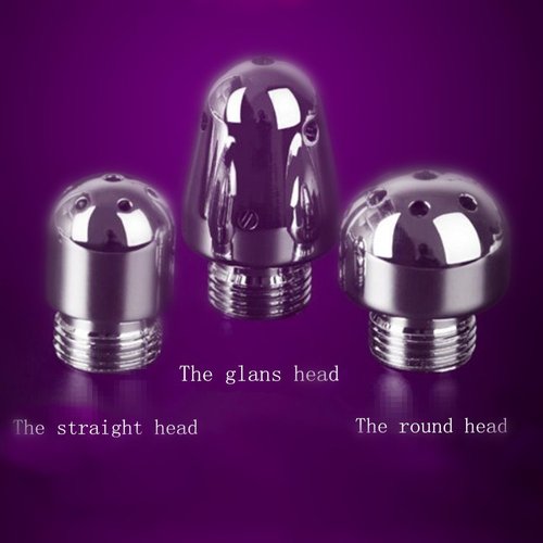 Bathroom Handheld 3 Heads Aluminum Enema Shower Colonic Douche System Cleaner