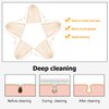 Beaupretty 5Pcs Exfoliating Soap Cottton Linen Soap Drawstring Saver Pouch Bathing Net Holder for Body Scrub Shower Spa (Mixed Color)