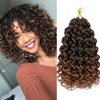 GoGo Curl Crochet Hair 8 Packs Water Wave Crochet Hair 10 Inch Curly Crochet Hair for Women Short Beach Curl Crochet Hair Synthetic Deep Twist Crochet Hair Extensions