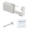 Self NOSE Piercing Gun Kits inside Piercing Rings Disposable Safety 1/100 With Moment Tool With Ring Stud Pierce Kit SS201 (1 Pack)
