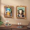 MEIEST Mini Building Blocks Cute 3D Painting Model Set,Simulation Particle Stereograph Collection Construction Building Bricks Toy,Home Decor,14+(Mona Lisa)
