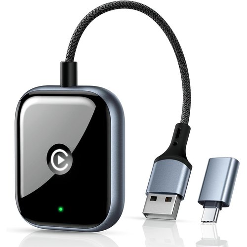 X88 Wireless CarPlay Adapter 2024, Easy and Fast to Upgrade Wired CarPlay to Wireless, Instant Connectivity, Super Mini Carplay Wireless Adapter for iPhone, Fit for Cars with Built-in Wired CarPlay