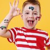 Truck Temporary Tattoos for Kids, 10 Sheets Metallic Styles Tattoos Truck Wheels Truck Checkered Flag Tattoo Stickers for Boys Birthday Party Favors Supplies Goodie Bag Fillers Gifts