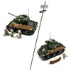 Sluban Building Blocks Toy WWII - Medium Tank M4A3 (Sherman IV) 76W Educational Learning Construction Toys Set for Kids Boys Grils (715 PCS)