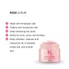 Keralove Rose Scrub with Collagen and Stem Cells 12 oz - Exfoliating Himalayan Salt Scrub for Cellulite - Deep Cleansing for Acne, Scars, Wrinkles - Moisturizes Skin