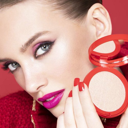 Pupa Milano Holiday Land Frosted Highlighter, Hypnotic Gold 001, 0.282 oz - Highlighter Makeup - Soft, Velvety Texture - Long-Lasting - Talc-Free