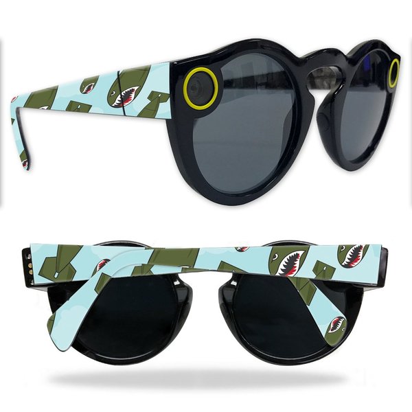MightySkins Skin Compatible with Snapchat Snapchat Spectacles - Bombs Away | Protective, Durable, and Unique Vinyl Decal wrap Cover | Easy to Apply, Remove, and Change Styles | Made in The USA