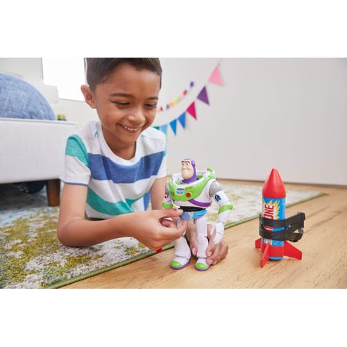 Toy Story 4 Toy Story 25th Anniversary Buzz Lightyear Figure, Multi, Model:GJH49