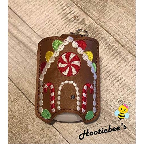 Gingerbread House Hand Sanitizer Holder and/or Lip Balm Holder