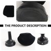 KALLORY Mannequin Head Model Wig Suction Cup Stand Wig Making Holder Mushroom Stand Foam Head Manikin Doll Head Wig Stand for Styling