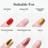 CANNI Top Coat Gel Nail Polish, 1Pcs Gel Top Coat Color Nail Polish Gel High Gloss Soak Off U V Gel Nail French Nail Manicure Salon DIY