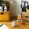PIPEROID Rokusuke & Hachi Samurai & His Dog - Japanese 3D Paper Puzzle DIY Robot kit for Kids and Origami Kit for Adults