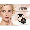 Mom's Secret Natural Translucent Setting Powder, 70% Organic, Vegan, Gluten Free, Cruelty Free, Made in the USA, 0.42 oz. (Sheer Medium)