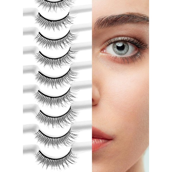 sawkit Classic Lash Extensions – 4-10mm Fake Eyelashes – Luxurious Natural Mink Lashes Eyelash Extensions – Comfortable and Easy to Apply – High-End Fiber Lashes for Superior Volume