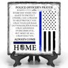 Bozspacer Police Officer Gifts - Police Graduation Gift - Police Officer Gifts For Him - Law Enforcement Gifts | Inspiring Police Gifts and Police Officer Gifts (Prayer for Policeman Plate)