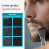 Just For Men Mustache & Beard, Beard Dye for Men with Brush Included for Easy Application, With Biotin Aloe and Coconut Oil for Healthy Facial Hair - Jet Black, M-60, Pack of 3