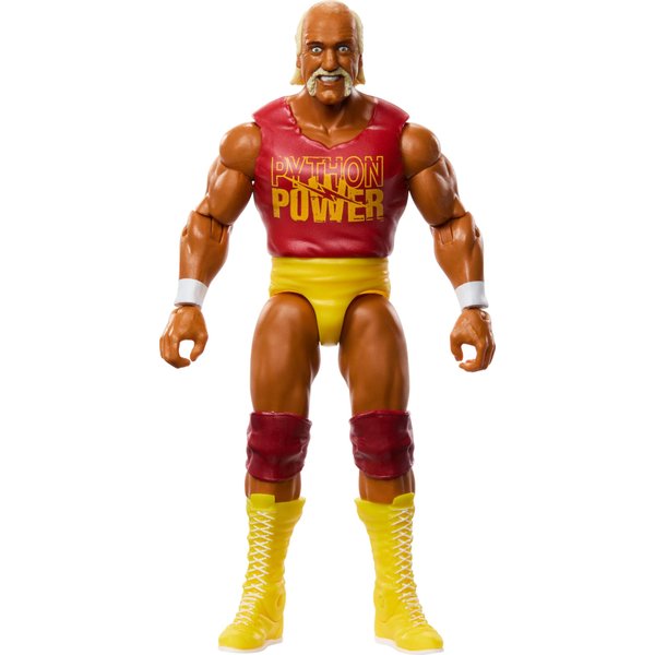 Mattel WWE Action Figure, 6-inch Collectible Hulk Hogan with 10 Articulation Points & Life-Like Look