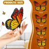 Monarch Butterfly Hair Clips Orange Butterfly Barrettes Halloween 3D Butterfly Clips for Hair Cute Hair Clips Kawaii Hair Accessories for Women Girls Teens Day of the Dead Party Favors (24)