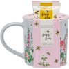 Heathcote & Ivory Busy Bees China Mug Honey & Rose Orange Blossom Hand Cream Set, 1 Count (Pack of 1)