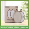 PERIEMALA (Pack of 2) Premium Loofah Sponge Exfoliating Body Scrubber, Bath Sponge, Natural Shower Women Men Shower Essential Skin Care