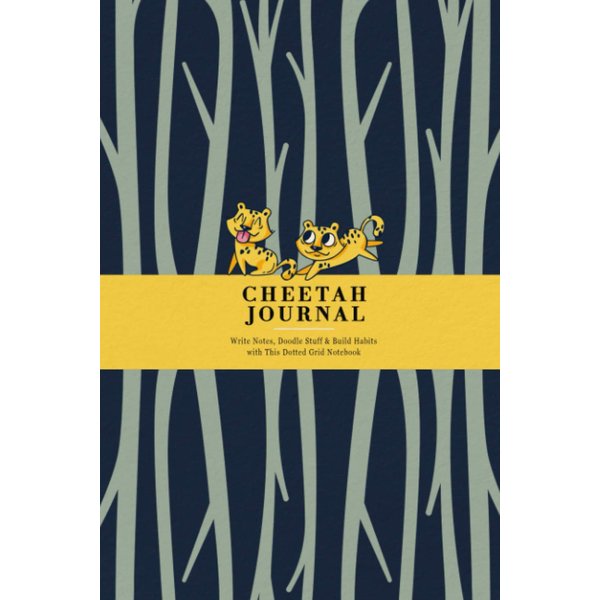 Cheetah Journal for Kids: Write Notes, Doodle Stuff & Build Habits with This Dotted Grid Notebook | Cheetahs Playing