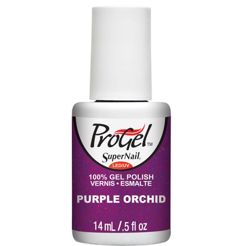 Supernail Progel Nail Lacquer, Purple Orchid, 0.5 Fluid Ounce