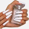 Florry Coffin Extra Long Fake Nails Ballerina Press on Nails Matte Acrylic Nails for Women and Girls 24Pcs (White)