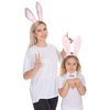 Funcredible Grey Bunny Ears and White Bunny Ears - Bunny Ears Headbands - Bunny Rabbit Cosplay Costume Accessories - Bendable Bunny Ears for Kids and Adult